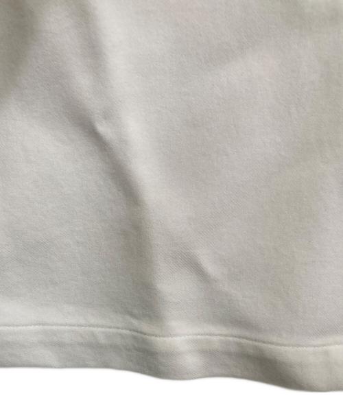 BLACK COMME des GARCONS（ブラックコムデギャルソン）BLACK COMME des GARCONS (ブラックコムデギャルソン) バンドカラープルオーバーデザインシャツ ホワイト サイズ:Lの古着・服飾アイテム