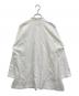 BLACK COMME des GARCONS (ブラックコムデギャルソン) バンドカラープルオーバーデザインシャツ ホワイト サイズ:L：12000円