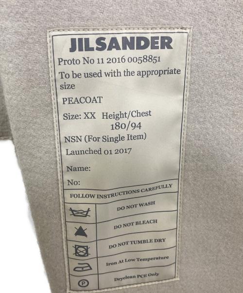 JIL SANDER（ジルサンダー）JIL SANDER (ジルサンダー) ナポレオンコート グレー サイズ:48の古着・服飾アイテム