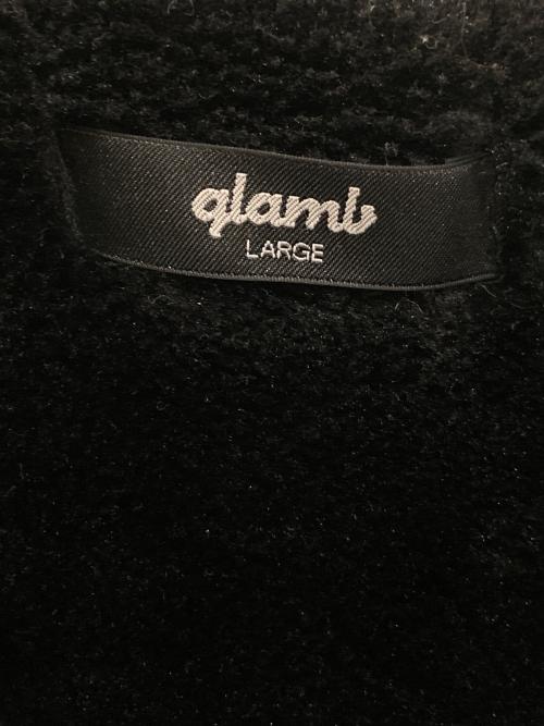 glamb（グラム）glamb (グラム) Synth Mouton Biker JKT ブラック サイズ:Lの古着・服飾アイテム