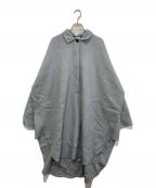 JIL SANDERジルサンダー）の古着「カシミヤ オーバーシルエット プルオーバーシャツ」｜ブルー