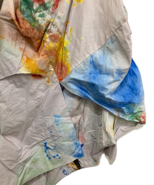 Vivienne Westwood（ヴィヴィアンウエストウッド）Vivienne Westwood (ヴィヴィアンウエストウッド) ペインティングデザインインスカート　15-01-291010 グレー サイズ:38の古着・服飾アイテム