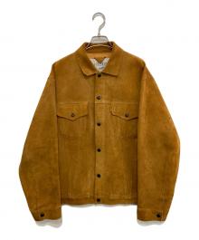 SEVESKIG（セヴシグ）の古着「BACK SIDE 557 JKT/カウレザースエードジャケット」｜マスタード