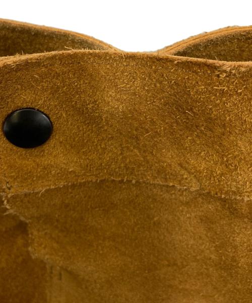 SEVESKIG（セヴシグ）SEVESKIG (セヴシグ) BACK SIDE 557 JKT/カウレザースエードジャケット マスタード サイズ:Lの古着・服飾アイテム