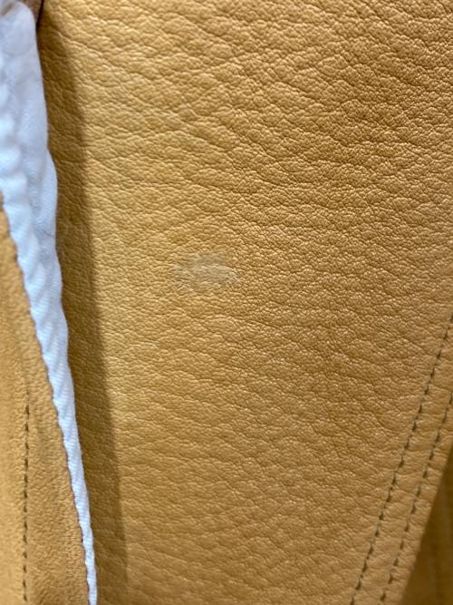 SEVESKIG（セヴシグ）SEVESKIG (セヴシグ) BACK SIDE 557 JKT/カウレザースエードジャケット マスタード サイズ:Lの古着・服飾アイテム