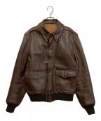 FLIGHT APPAREL INDUSTRIES INCフライトアパレルインダストリーズ）の古着「A-2レザージャケット」｜ブラウン