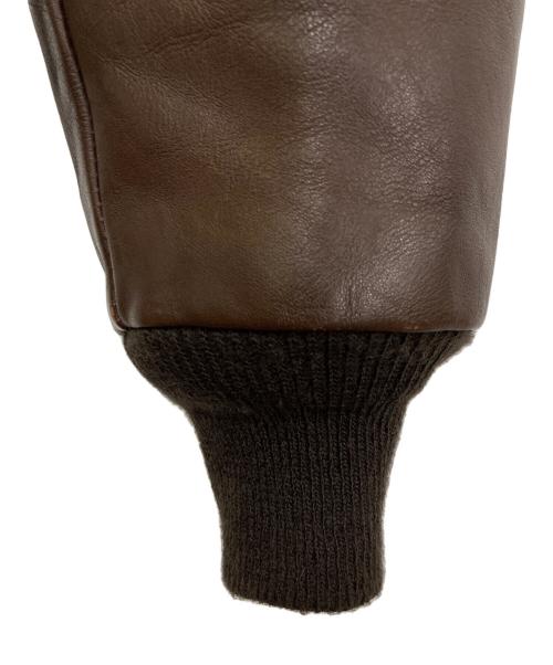 FLIGHT APPAREL INDUSTRIES INC（フライトアパレルインダストリーズ）FLIGHT APPAREL INDUSTRIES INC (フライトアパレルインダストリーズ) A-2レザージャケット ブラウン サイズ:40の古着・服飾アイテム