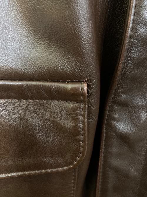 FLIGHT APPAREL INDUSTRIES INC（フライトアパレルインダストリーズ）FLIGHT APPAREL INDUSTRIES INC (フライトアパレルインダストリーズ) A-2レザージャケット ブラウン サイズ:40の古着・服飾アイテム