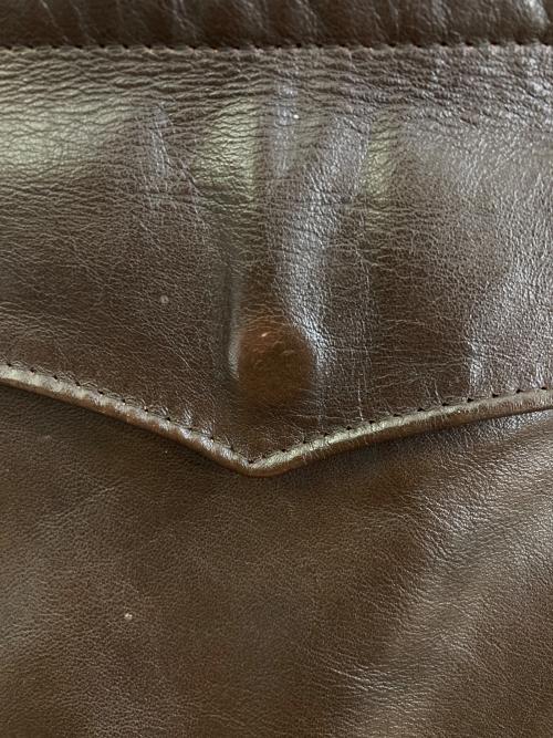 FLIGHT APPAREL INDUSTRIES INC（フライトアパレルインダストリーズ）FLIGHT APPAREL INDUSTRIES INC (フライトアパレルインダストリーズ) A-2レザージャケット ブラウン サイズ:40の古着・服飾アイテム