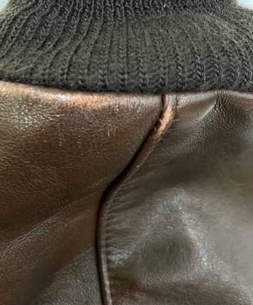 FLIGHT APPAREL INDUSTRIES INC（フライトアパレルインダストリーズ）FLIGHT APPAREL INDUSTRIES INC (フライトアパレルインダストリーズ) A-2レザージャケット ブラウン サイズ:40の古着・服飾アイテム