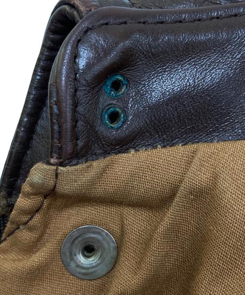 FLIGHT APPAREL INDUSTRIES INC（フライトアパレルインダストリーズ）FLIGHT APPAREL INDUSTRIES INC (フライトアパレルインダストリーズ) A-2レザージャケット ブラウン サイズ:40の古着・服飾アイテム