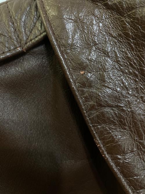 FLIGHT APPAREL INDUSTRIES INC（フライトアパレルインダストリーズ）FLIGHT APPAREL INDUSTRIES INC (フライトアパレルインダストリーズ) A-2レザージャケット ブラウン サイズ:40の古着・服飾アイテム