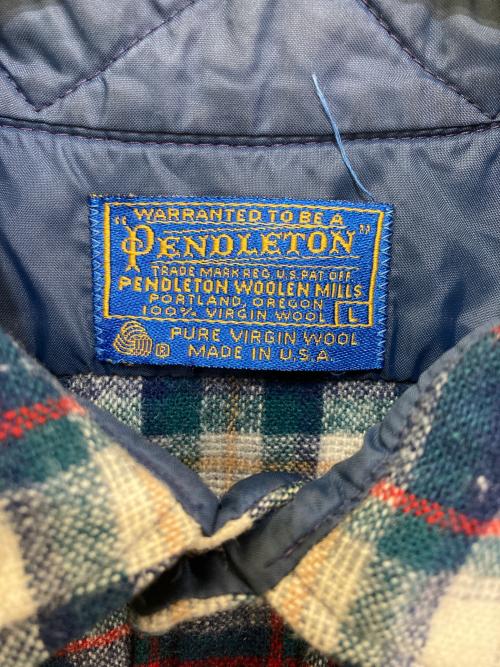 PENDLETON（ペンドルトン）PENDLETON (ペンドルトン) ウールシャツ ブラック サイズ:Lの古着・服飾アイテム