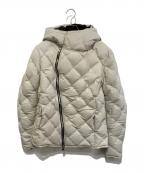 ISAMU KATAYAMA BACKLASHイサムカタヤマ・バックラッシュ）の古着「BRITANIA カンガルーレザーダウンジャケット」｜ホワイト