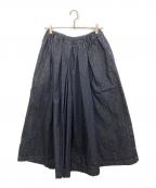 Traditional Weatherwearトラディショナルウェザーウェア）の古着「キュロットデニムパンツ」｜ブルー