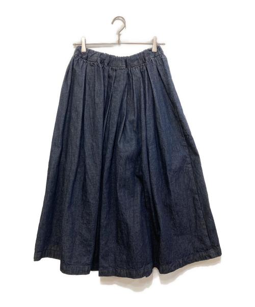 Traditional Weatherwear（トラディショナルウェザーウェア）Traditional Weatherwear (トラディショナルウェザーウェア) キュロットデニムパンツ ブルー サイズ:XSの古着・服飾アイテム