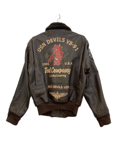TED COMPANY（テッドカンパニー）TED COMPANY (テッドカンパニー) A2 フライトジャケット ブラウン サイズ:38の古着・服飾アイテム
