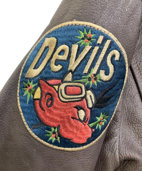 TED COMPANY（テッドカンパニー）TED COMPANY (テッドカンパニー) A2 フライトジャケット ブラウン サイズ:38の古着・服飾アイテム