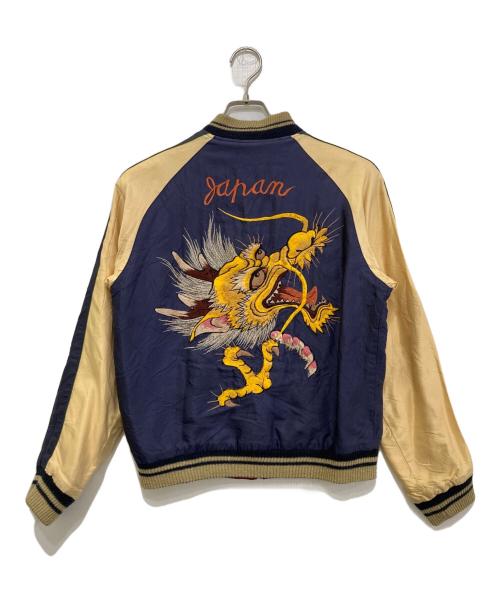 テーラー東洋（テーラートウヨウ）テーラー東洋 (テーラートウヨウ) リバーシブルサテンスカジャン　TT11696 ブルー サイズ:Sの古着・服飾アイテム