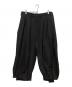 GROUND Y（グラウンドワイ）の古着「Balloon Crow Pants　GP-P09-100」｜ブラック