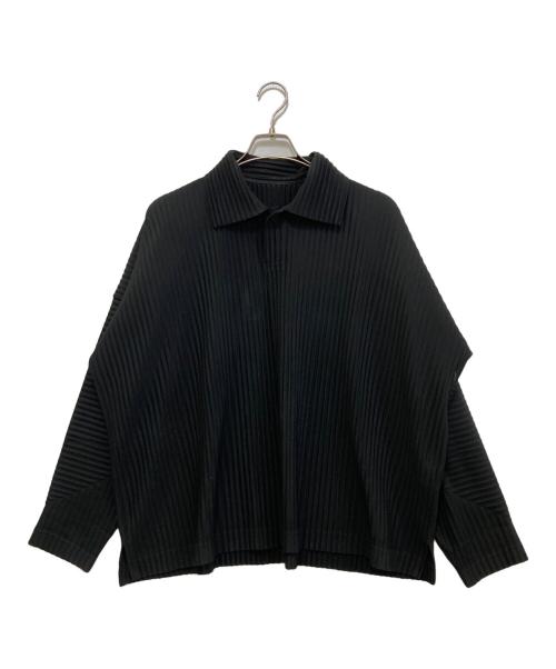 HOMME PLISSE ISSEY MIYAKE（オム プリッセ イッセイ ミヤケ）HOMME PLISSE ISSEY MIYAKE (オム プリッセ イッセイ ミヤケ) MONTHLY COLOR JANUARY　HP41JM102 ブラック サイズ:2の古着・服飾アイテム