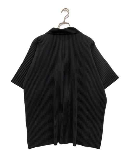 HOMME PLISSE ISSEY MIYAKE（オム プリッセ イッセイ ミヤケ）HOMME PLISSE ISSEY MIYAKE (オム プリッセ イッセイ ミヤケ) MONTHLY COLOR JULY SHIRT　HP43JJ102 ブラック サイズ:2の古着・服飾アイテム