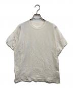 A-POC ABLE ISSEY MIYAKEエイポック エイブル イッセイ ミヤケ）の古着「ニットTシャツ　AT41KK433」｜ホワイト