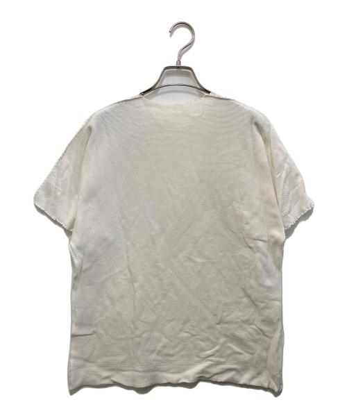 A-POC ABLE ISSEY MIYAKE（エイポック エイブル イッセイ ミヤケ）A-POC ABLE ISSEY MIYAKE (エイポック エイブル イッセイ ミヤケ) ニットTシャツ　AT41KK433 ホワイト サイズ:1の古着・服飾アイテム