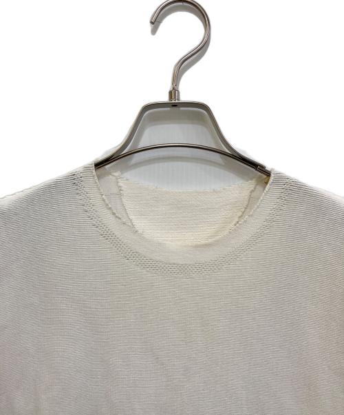 A-POC ABLE ISSEY MIYAKE（エイポック エイブル イッセイ ミヤケ）A-POC ABLE ISSEY MIYAKE (エイポック エイブル イッセイ ミヤケ) ニットTシャツ　AT41KK433 ホワイト サイズ:1の古着・服飾アイテム