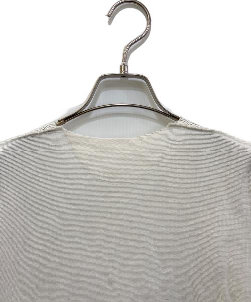 A-POC ABLE ISSEY MIYAKE（エイポック エイブル イッセイ ミヤケ）A-POC ABLE ISSEY MIYAKE (エイポック エイブル イッセイ ミヤケ) ニットTシャツ　AT41KK433 ホワイト サイズ:1の古着・服飾アイテム