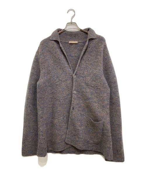 Cruciani（クルチアーニ）Cruciani (クルチアーニ) メランジニットジャケット グレー サイズ:50の古着・服飾アイテム