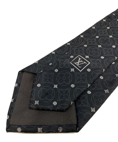 LOUIS VUITTON（ルイ ヴィトン）LOUIS VUITTON (ルイ ヴィトン) シルクネクタイ ブラック サイズ:-の古着・服飾アイテム