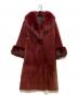 LOEWE（ロエベ）の古着「ファースエードコート」｜レッド