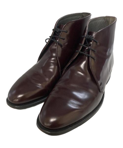 JOHNSTON&MURPHY（ジョンストン＆マーフィー）JOHNSTON&MURPHY (ジョンストン＆マーフィー) チャッカーブーツ ブラウン サイズ:6 1/2の古着・服飾アイテム