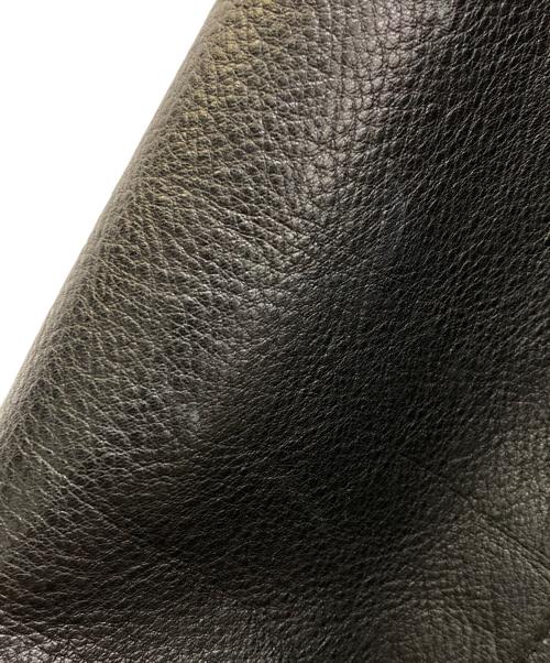 Timberland（ティンバーランド）Timberland (ティンバーランド) レザージップコート ブラック サイズ:Mの古着・服飾アイテム