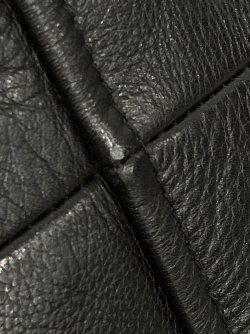 Timberland（ティンバーランド）Timberland (ティンバーランド) レザージップコート ブラック サイズ:Mの古着・服飾アイテム