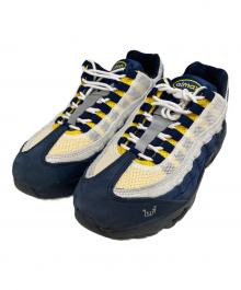 NIKE SB×Eric Koston（ナイキエスビー×エリック コストン）の古着「Air Max 95 "Obsidian and Speed Yellow"　HQ8492-400」｜ネイビー