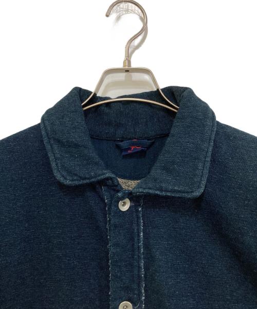 R BY 45rpm（アールバイフォーティファイブアールピーエム）R BY 45rpm (アールバイフォーティファイブアールピーエム) インディゴ染めスウェットジャケット インディゴ サイズ:5の古着・服飾アイテム
