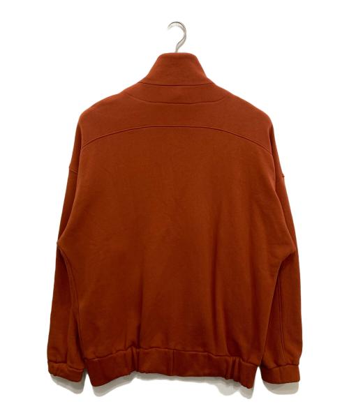 LES TIEN（レスティエン）LES TIEN (レスティエン) ジップアップスウェットブルゾン オレンジ サイズ:Mの古着・服飾アイテム