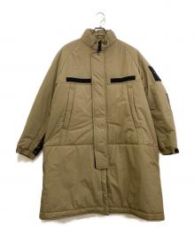 COMME des GARCONS HOMME（コムデギャルソン オム）の古着「エステルリップクロス PRIMALOFT中綿コート」｜オリーブ