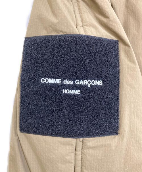 COMME des GARCONS HOMME（コムデギャルソン オム）COMME des GARCONS HOMME (コムデギャルソン オム) エステルリップクロス PRIMALOFT中綿コート オリーブ サイズ:Mの古着・服飾アイテム