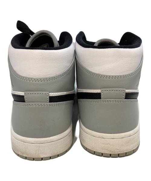 NIKE（ナイキ）NIKE (ナイキ) AIR JORDAN 1 MID LT SMOKE GREY/BLACK-WHITE グレー サイズ:27.5の古着・服飾アイテム