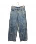 PUBLIC TOKYO（パブリックトウキョウ）の古着「PUBLIC DENIM リラックスワイドヴィンテージライクデニムパンツ」｜インディゴ