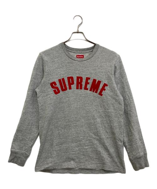 SUPREME（シュプリーム）SUPREME (シュプリーム) Arc Logo L/S Top グレー サイズ:Sの古着・服飾アイテム
