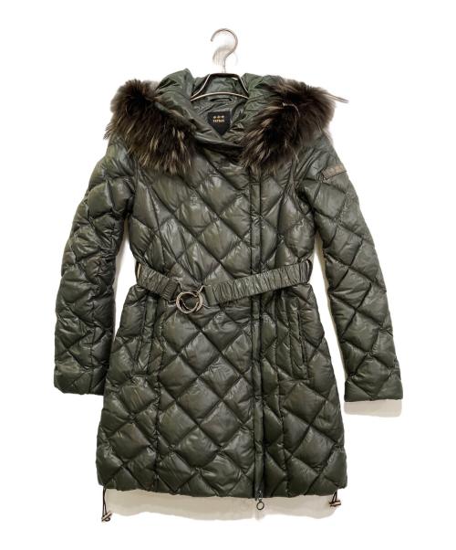 TATRAS（タトラス）TATRAS (タトラス) ラクーンファーダウンコート モスグリーン サイズ:01の古着・服飾アイテム