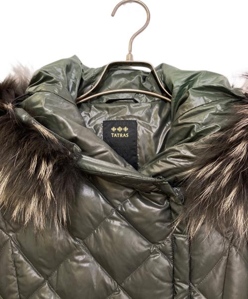 TATRAS（タトラス）TATRAS (タトラス) ラクーンファーダウンコート モスグリーン サイズ:01の古着・服飾アイテム