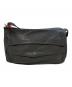 DIESEL (ディーゼル) JOHN レザーショルダーバッグ　X08373 P4450 ブラック：14000円