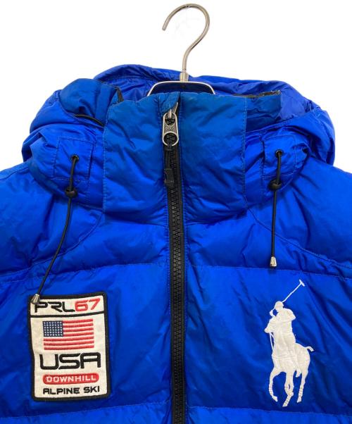 POLO RALPH LAUREN（ポロ・ラルフローレン）POLO RALPH LAUREN (ポロ・ラルフローレン) ビッグポニーダウンベスト ブルー サイズ:XLの古着・服飾アイテム