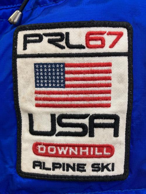 POLO RALPH LAUREN（ポロ・ラルフローレン）POLO RALPH LAUREN (ポロ・ラルフローレン) ビッグポニーダウンベスト ブルー サイズ:XLの古着・服飾アイテム