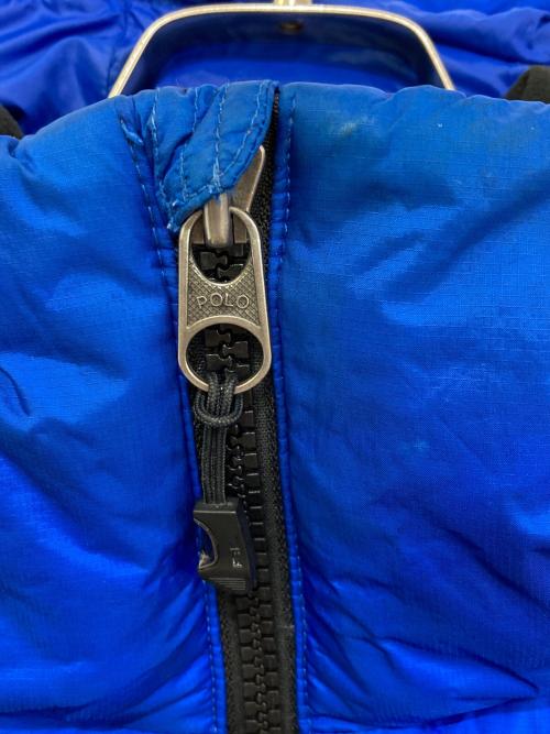 POLO RALPH LAUREN（ポロ・ラルフローレン）POLO RALPH LAUREN (ポロ・ラルフローレン) ビッグポニーダウンベスト ブルー サイズ:XLの古着・服飾アイテム